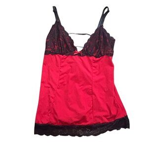 Rene Rofe Womens Sleepwear/Lingerie-Red/Black-Size M/L-GUC
